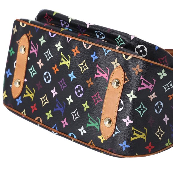 Louis Vuitton x Murakami Rita Shoulder Bag Multicolor Monogram M40126 Black - Picture 6 of 7